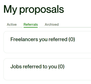 Pratite vaše "Upwork" preporuke