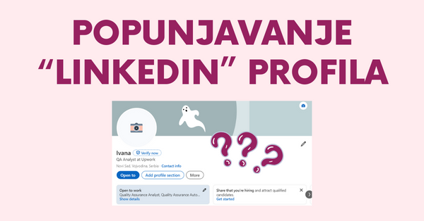 Popunjavanje "LinkedIn" profila