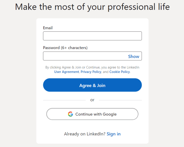 Registracija “LinkedIn” naloga – virtuelni-asistent.rs