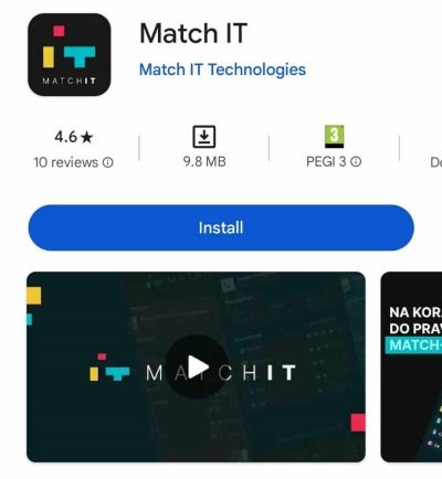 Match IT aplikacija je dostupna na Google Play Store