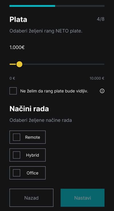 Registracija Match IT naloga - plata i način rada