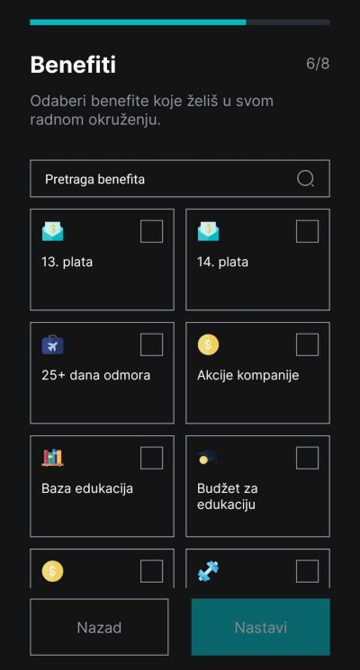 Registracija Match IT naloga - benefiti