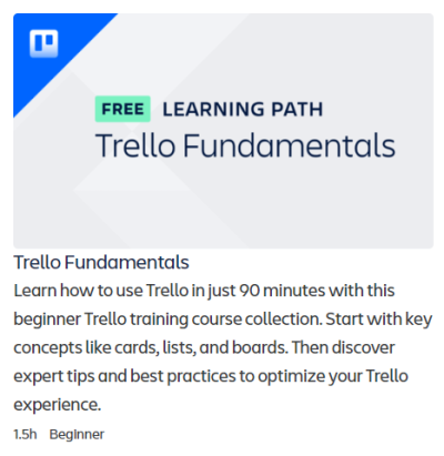 Trello Fundamentals kurs